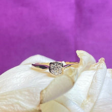 9ct Yellow Gold Diamond Ring