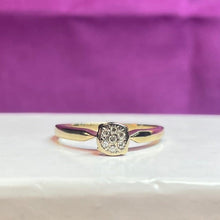 9ct Yellow Gold Diamond Ring