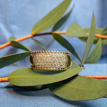9ct Yellow Gold Diamond Band