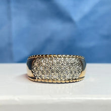 9ct Yellow Gold Diamond Band