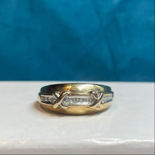 9ct Yellow Gold Diamond Band