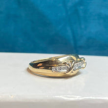 9ct Yellow Gold Diamond Band