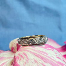 9ct Yellow Gold Diamond Band