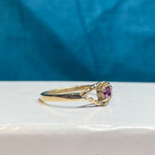 9ct Yellow Gold Pink Tourmaline Ring