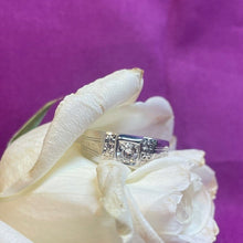 14ct White Gold Diamond Ring