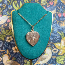 9ct Yellow Gold Heart Locket Necklace
