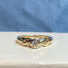 9ct Yellow Gold Diamond Ring