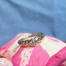 9ct Yellow Gold Diamond Ring