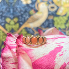 9ct Yellow Gold Coral Ring