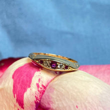 18ct Yellow Gold Ruby and Diamond Ring