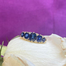 18ct Yellow Gold Sapphire and Diamond Ring