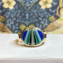 14ct Yellow Gold Multi Stone Ring
