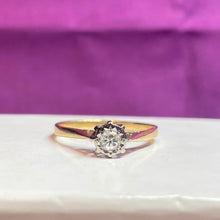 18ct Yellow Gold Diamond Ring