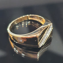 9ct Diamond Signet Ring