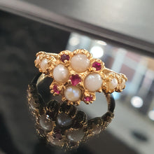 Pearl and Ruby Ring