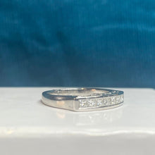 18ct White Gold Channel Set Diamond Ring