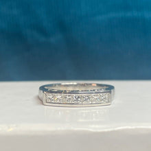 18ct White Gold Channel Set Diamond Ring