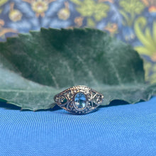 9ct Yellow Gold Blue Topaz Ring