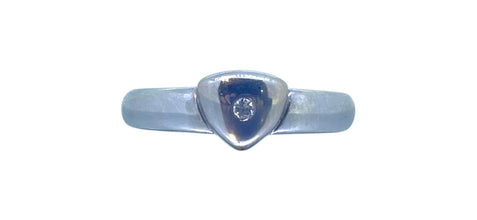 9ct White Gold Diamond Ring