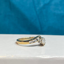 9ct Yellow Gold Diamond Twist Ring