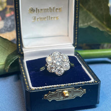 Platinum Diamond Cluster Ring