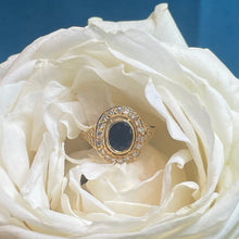 18ct Yellow Gold Sapphire and Diamond Ring