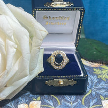 18ct Yellow Gold Sapphire and Diamond Ring