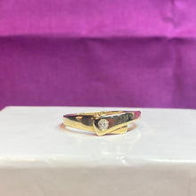 14ct Yellow Gold Diamond Wrap Ring
