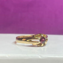 9ct Yellow Gold Ruby Ring