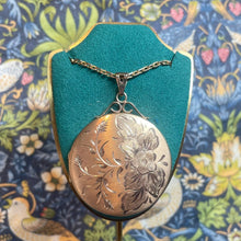 9ct Yellow Gold Large Locket Necklace