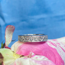 18ct White Gold Diamond Band