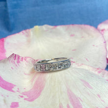 18ct White Gold Diamond Band
