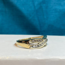 9ct Yellow Gold Diamond Twist Band