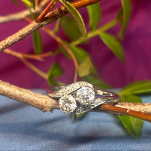 Platinum Diamond Twist Ring