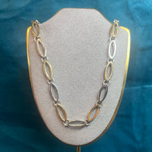 9ct Yellow and White Gold Chain