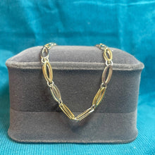 9ct Yellow and White Gold Chain