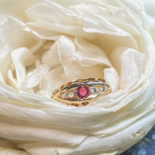 18ct Yellow Gold Ruby and Diamond Ring