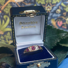 18ct Yellow Gold Ruby and Diamond Ring