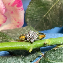 18ct Yellow Gold Diamond Cluster Ring