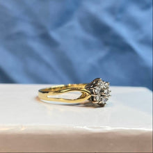 18ct Yellow Gold Diamond Cluster Ring
