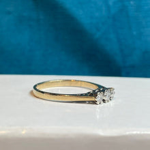 9ct Yellow Gold Diamond Ring