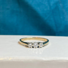 9ct Yellow Gold Diamond Ring