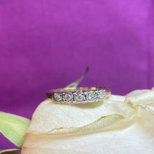9ct Yellow Gold Diamond Ring