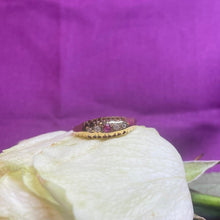18ct Yellow Gold Ruby and Diamond Ring