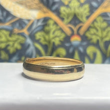 9ct Yellow Gold Band with Milgrain Edge
