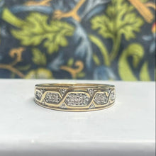 9ct Yellow Gold Diamond Band