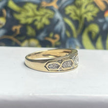 9ct Yellow Gold Diamond Band