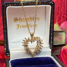 9ct Yellow Gold Heart Pendant Necklace