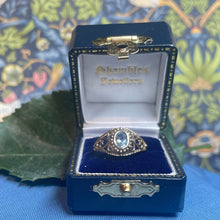 9ct Yellow Gold Blue Topaz Ring