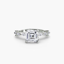 Solitaire with Eternity Pavé
